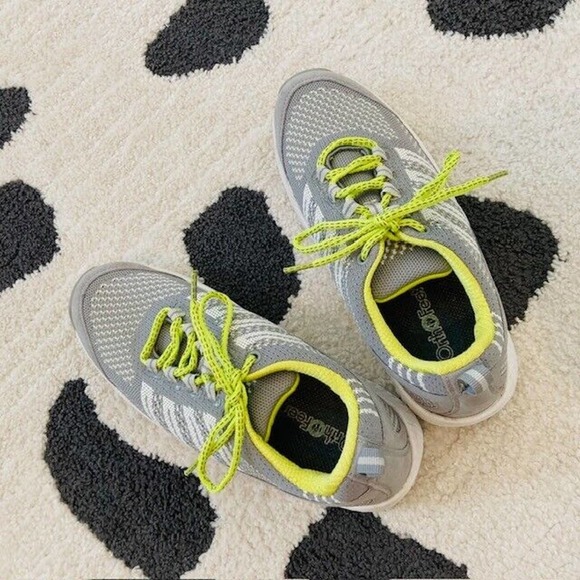 Orthofeet $145 Women's Size 7.5 BioFit Coral Stretch Orthotic Knit Gray Sneaker - Picture 6 of 15